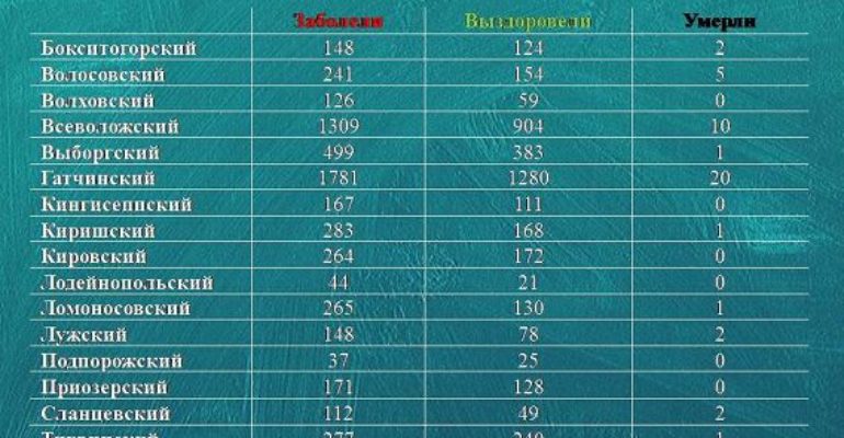 Сводка по эпидемиологической безопасности