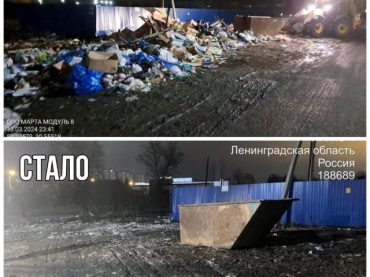 Заневское поселение избавили от 111 кубометров мусора